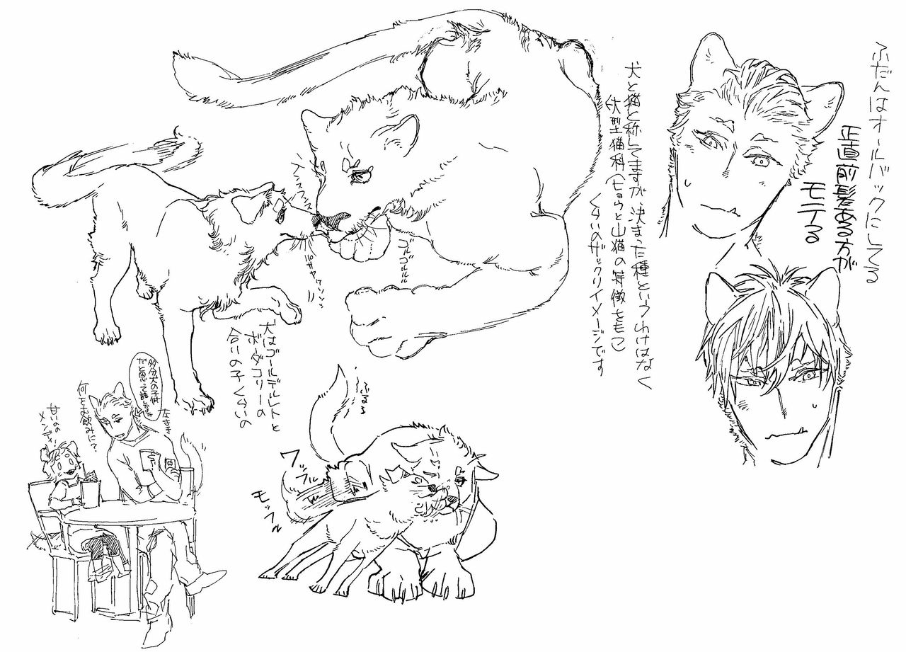 [Gokurakuchou] 大型猫科ケモ耳青年と小型イヌ科ケモ耳少女の異種間セックス [極楽鳥] 大型猫科ケモ耳青年と小型イヌ科ケモ耳少女の異種間セックス