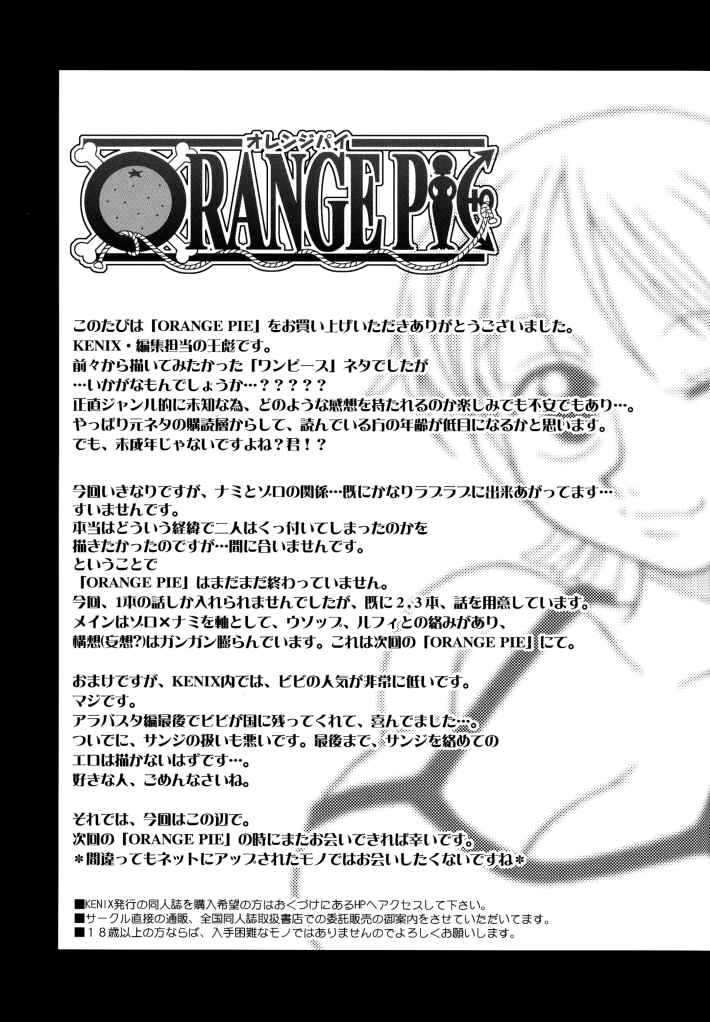 (CR31) [KENIX (Ninnin)] ORANGE PIE (One Piece) [KENIX (にんにん)] ORANGE PIE (ワンピース)