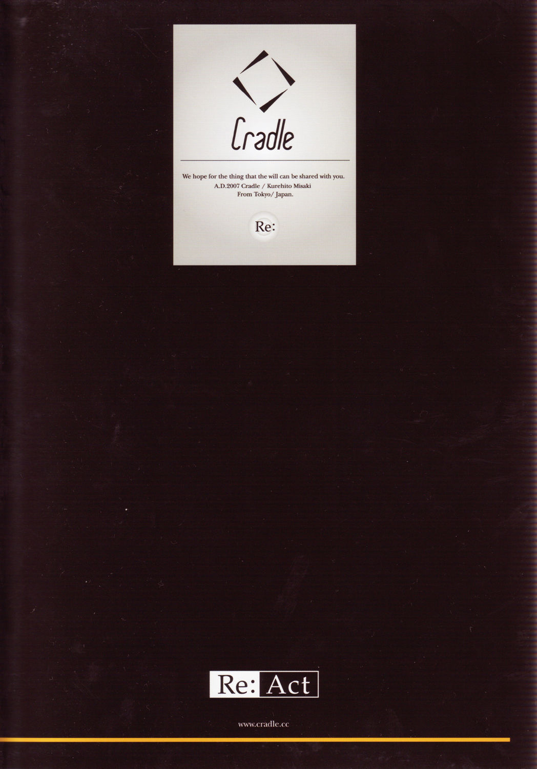 [Cradle] Re：Act 