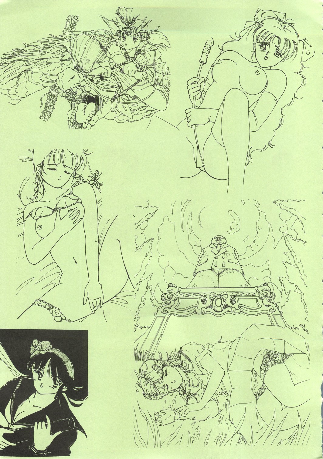 MaRukin-Gengashu Hardcore Mix 8 (illustrations, Rayearth, Wedding Peach, NG Knight Lamune &amp;40) 