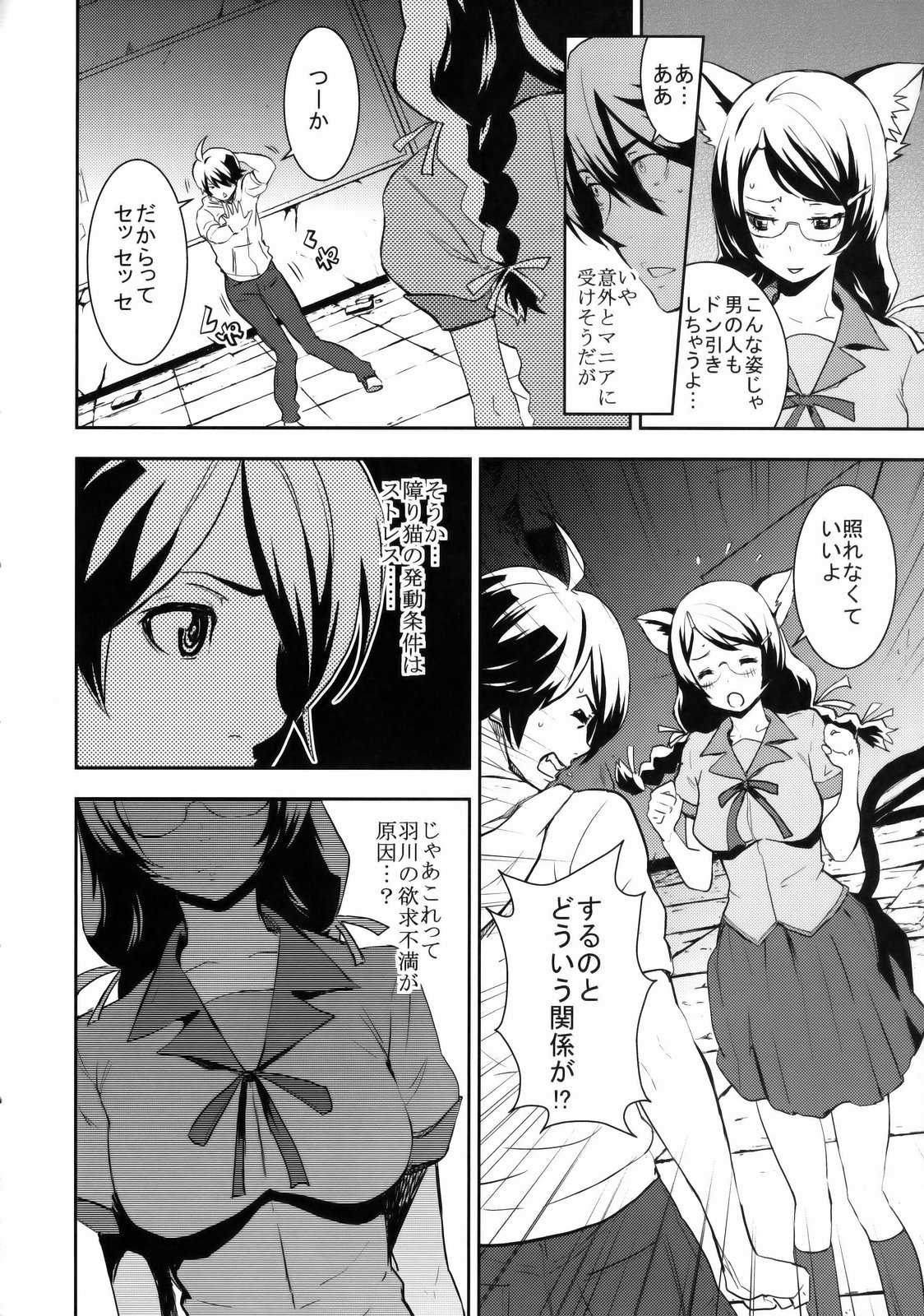 (C77) [Manga Super (Nekoi Mie)] Black &amp; White (Bakemonogatari) (C77) (同人誌) [マンガスーパー (猫井ミィ)] Black＆White (化物語)