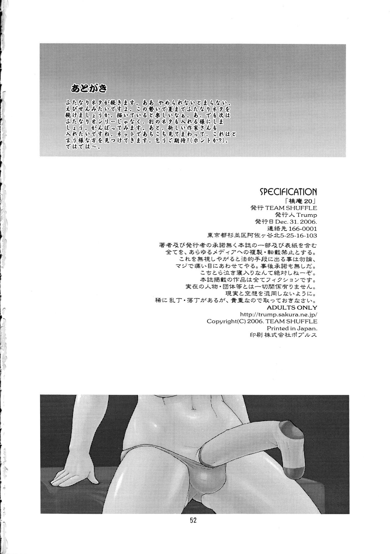 (C71) [P Shoukai (Various)] Momo-an 20 (C71) [P商会 (よろず)] 桃庵 20