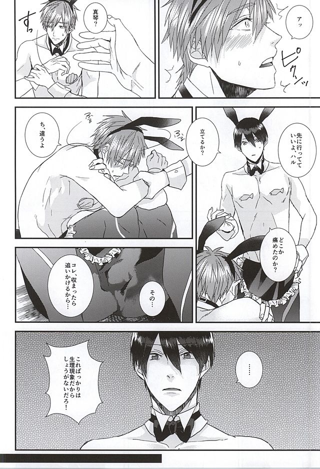 (SUPER24) [Below (Napa)] Kocchi muite! Bunny-san! (Free!) (SUPER24) [Below (なぱ)] こっちむいて!バニーさん! (Free!)