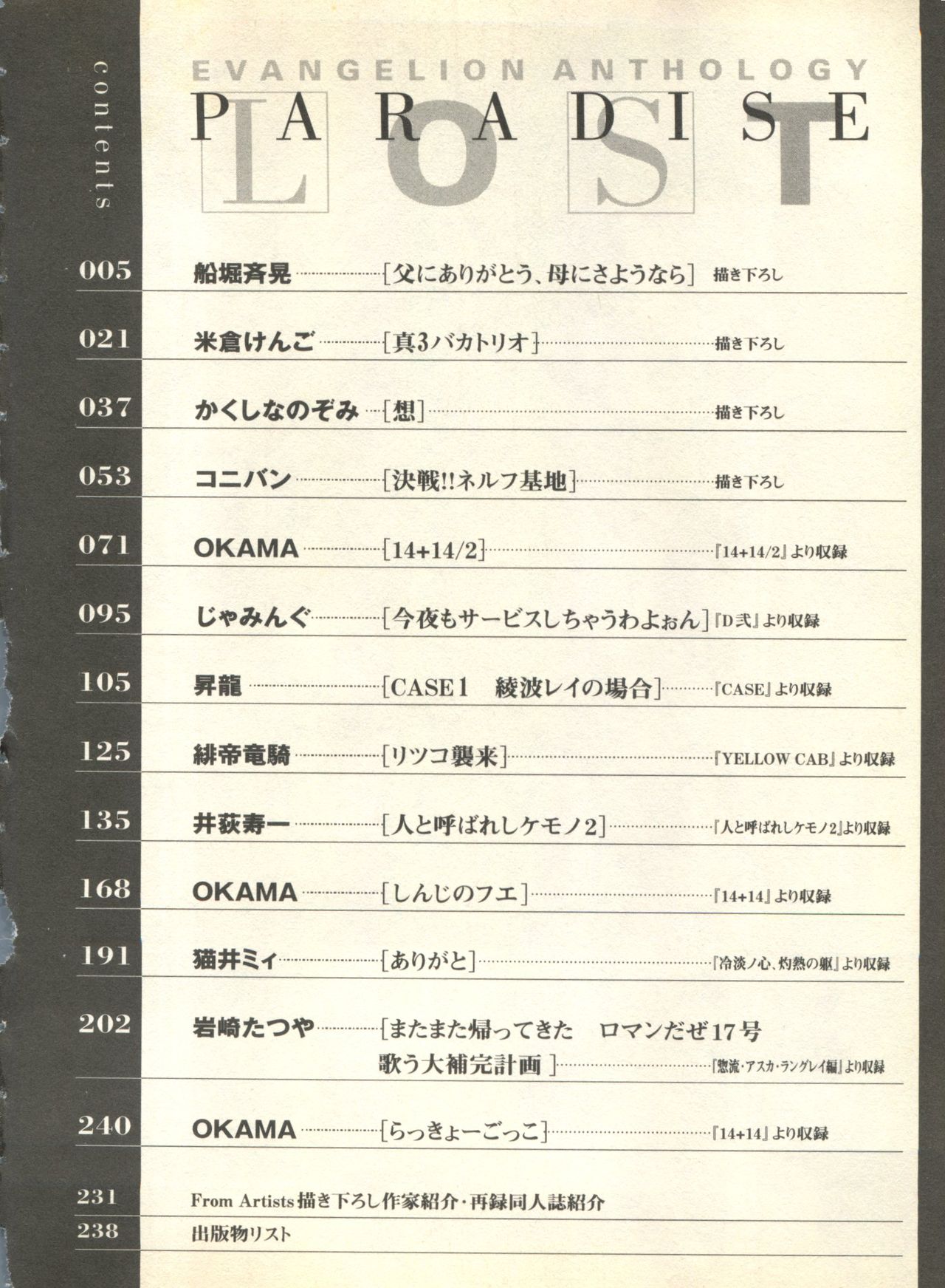 [Anthology] Shitsurakuen 6 - Paradise Lost 6 (Neon Genesis Evangelion) [アンソロジー] 失楽園6 (新世紀エヴァンゲリオン)